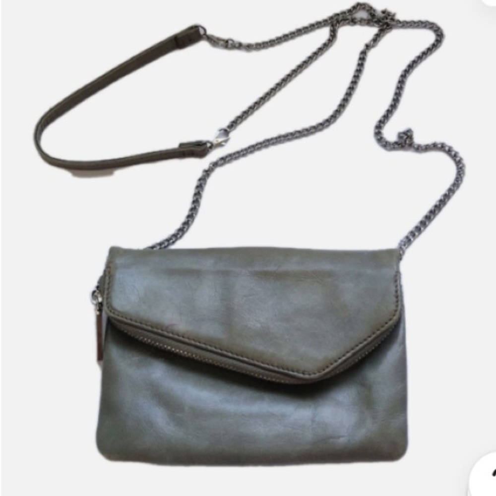 HOBO Daria Crossbody Bag in light gray